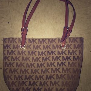 Brown MK purse